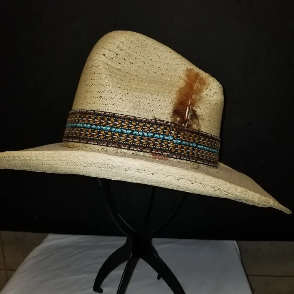 Levis Vintage Cowboy Hat 7 1/8 Tall 6
